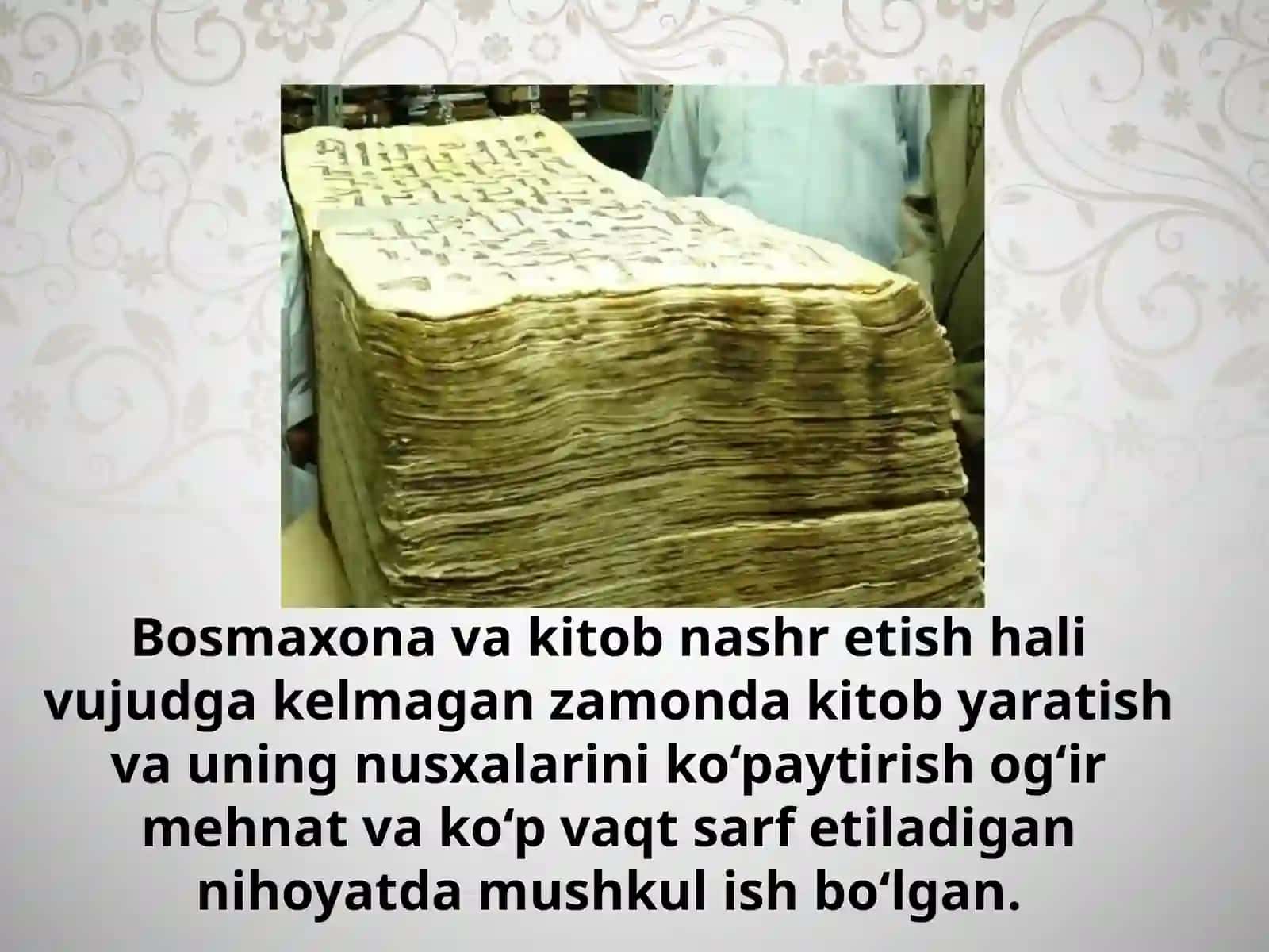 7-sinf O'zbekiston tarixi dars ishlanma. O'rta Osiyoda tasviriy san'at 3