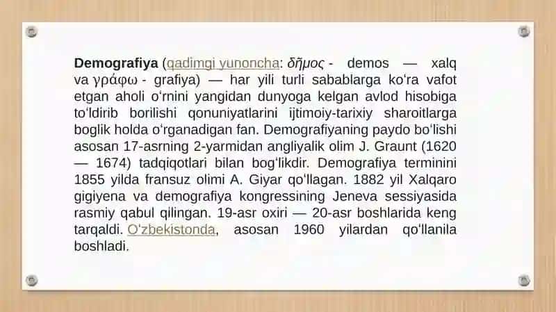 Rivojlangan mamlakatlarda demografik xavfsizlik ko’rsatkichlari tahlili 3