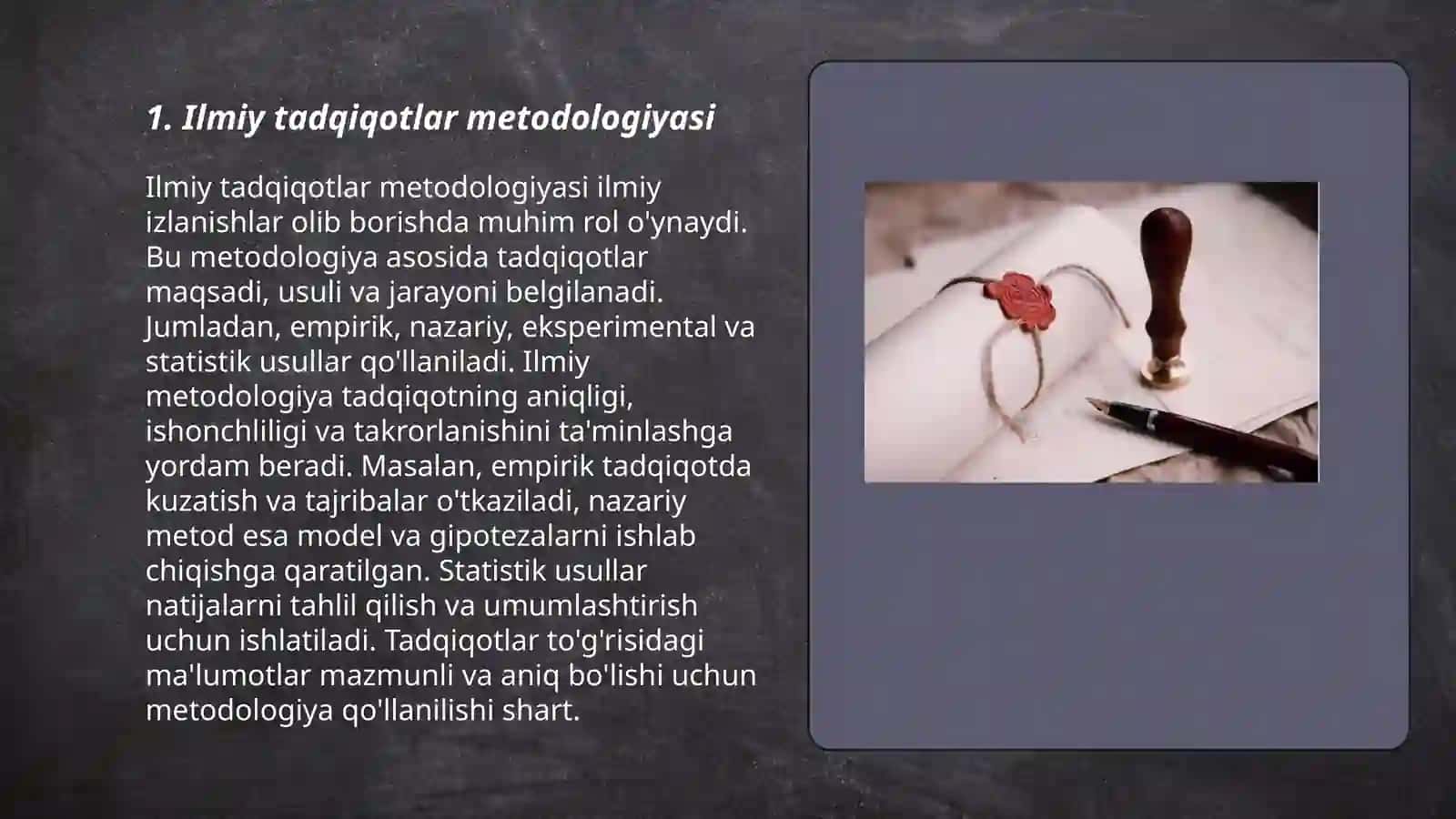 Ilmiy tadqiqotlar metodologiyasi 3