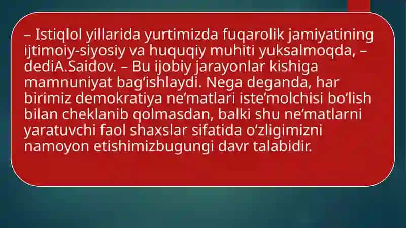 O‘zbekiston Respublikasi saylov huquqi demokratik prinsiplar va amalga oshirish mexanizimlari 3