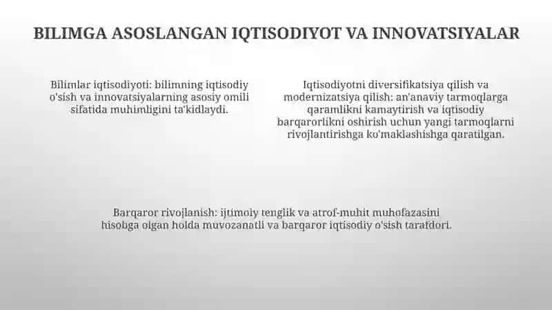 Iqtisodiyotni Tarkibiy O'Zgartirish, Diversifikatsiyalash Va Modernizatsiyalash 3