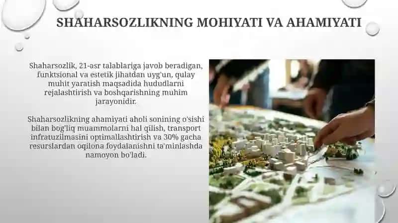 Shaharsozlik va uning rivojlanishi 3