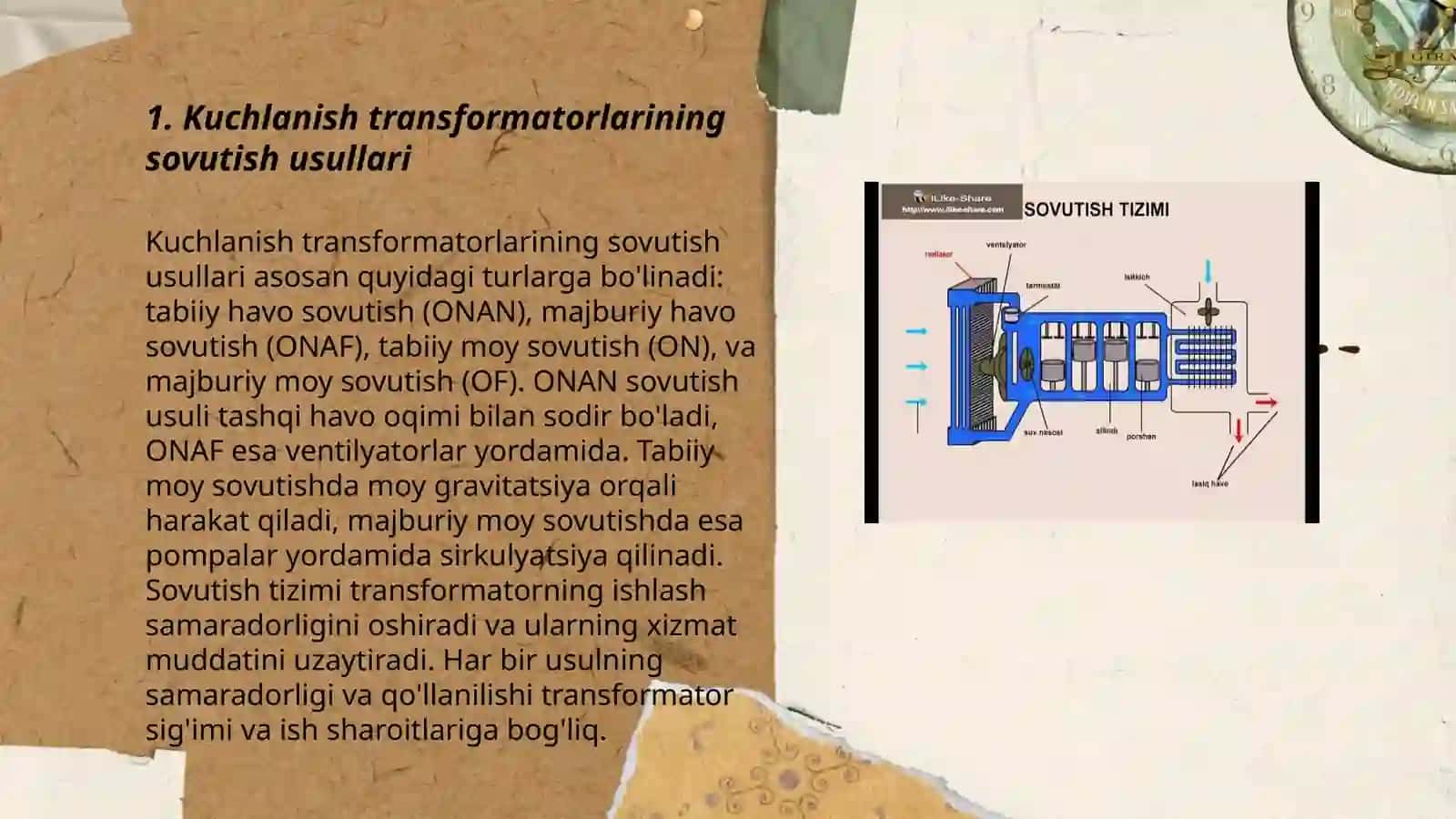 Kuch transformatorlarining sovutish tizimi 3