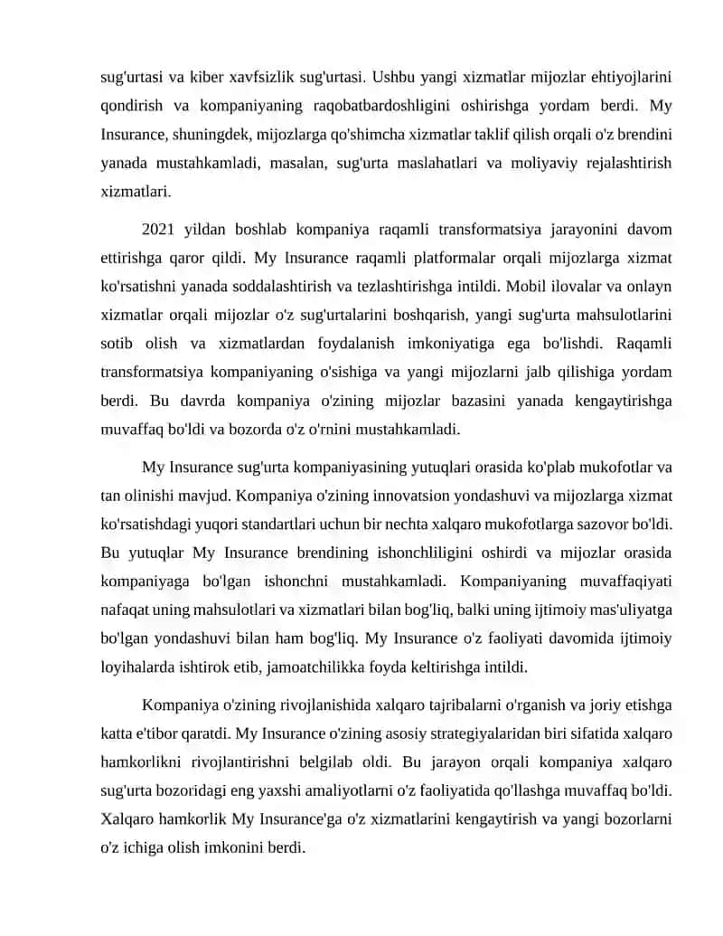 My Insurance sug'urta kompaniyasi 3
