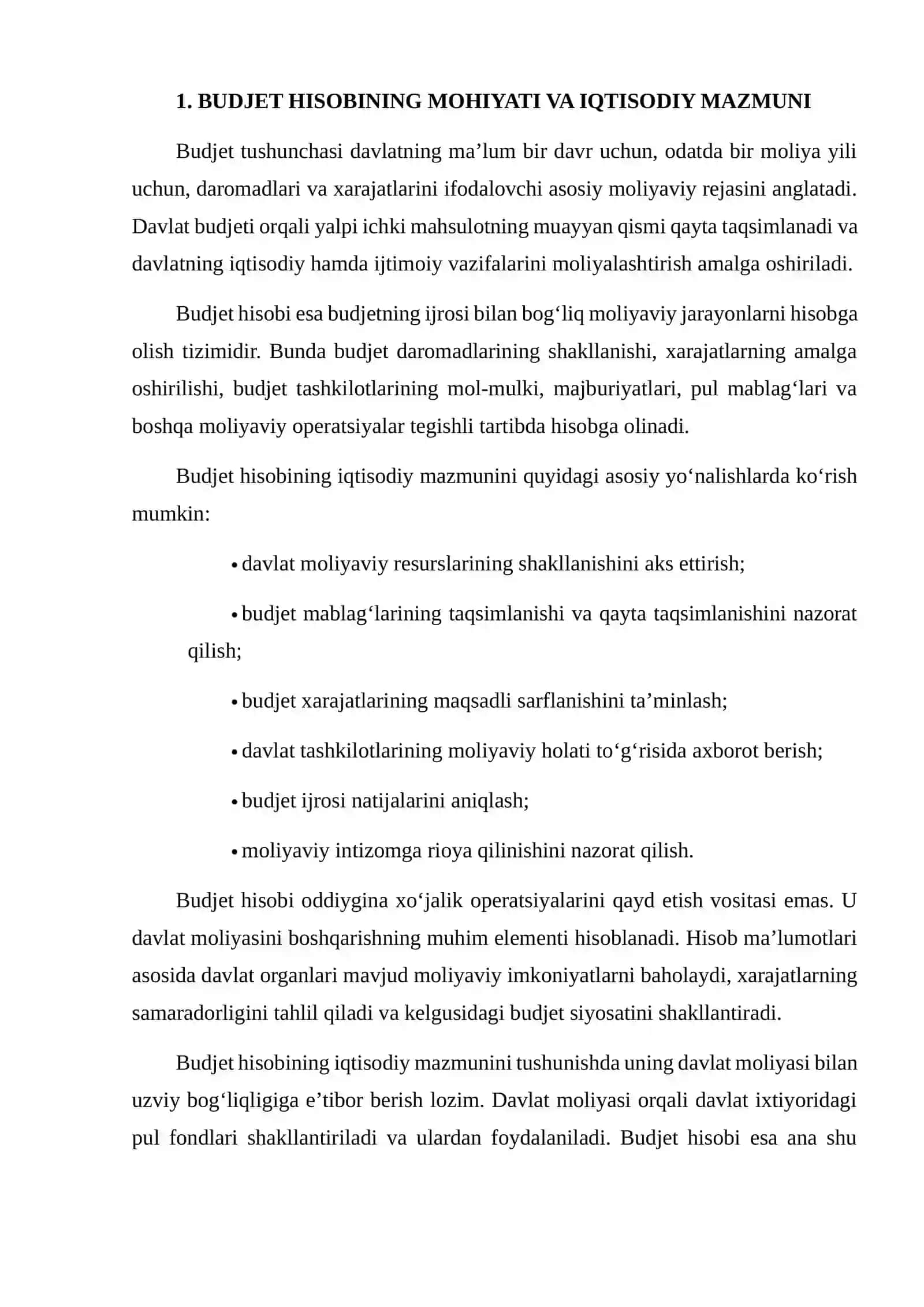 BUDJET HISOBINING NAZARIY ASOSLARI VA IQTISODIY MAZMUNI 3