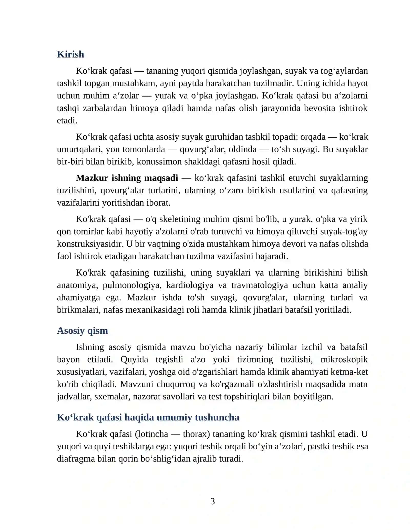 Ko‘krak qafasi suyaklari va ularning birikishi 3