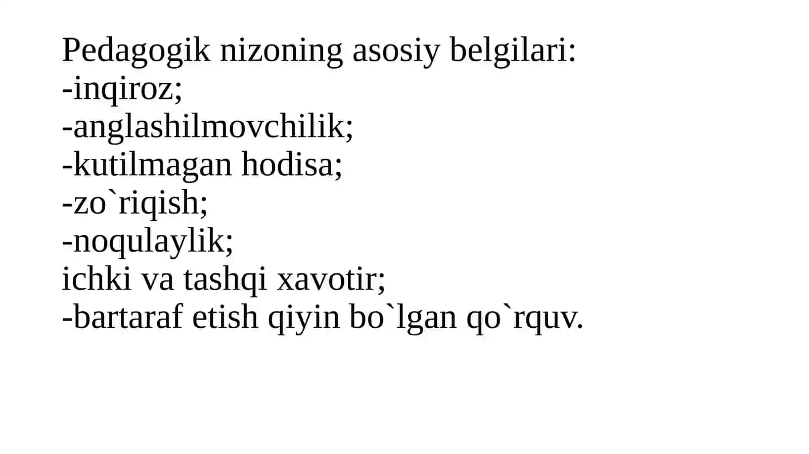 Pedagogik nizolar va ularning oldini olish yo'llari 3
