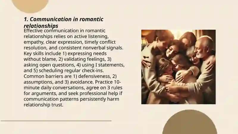 Communication in Romantic Relationships 3