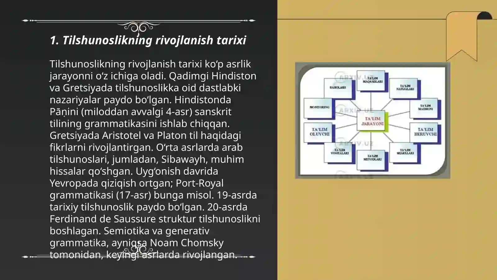 Tilshunoslik tarixidagi yoʻnalishlar va maktablar 3