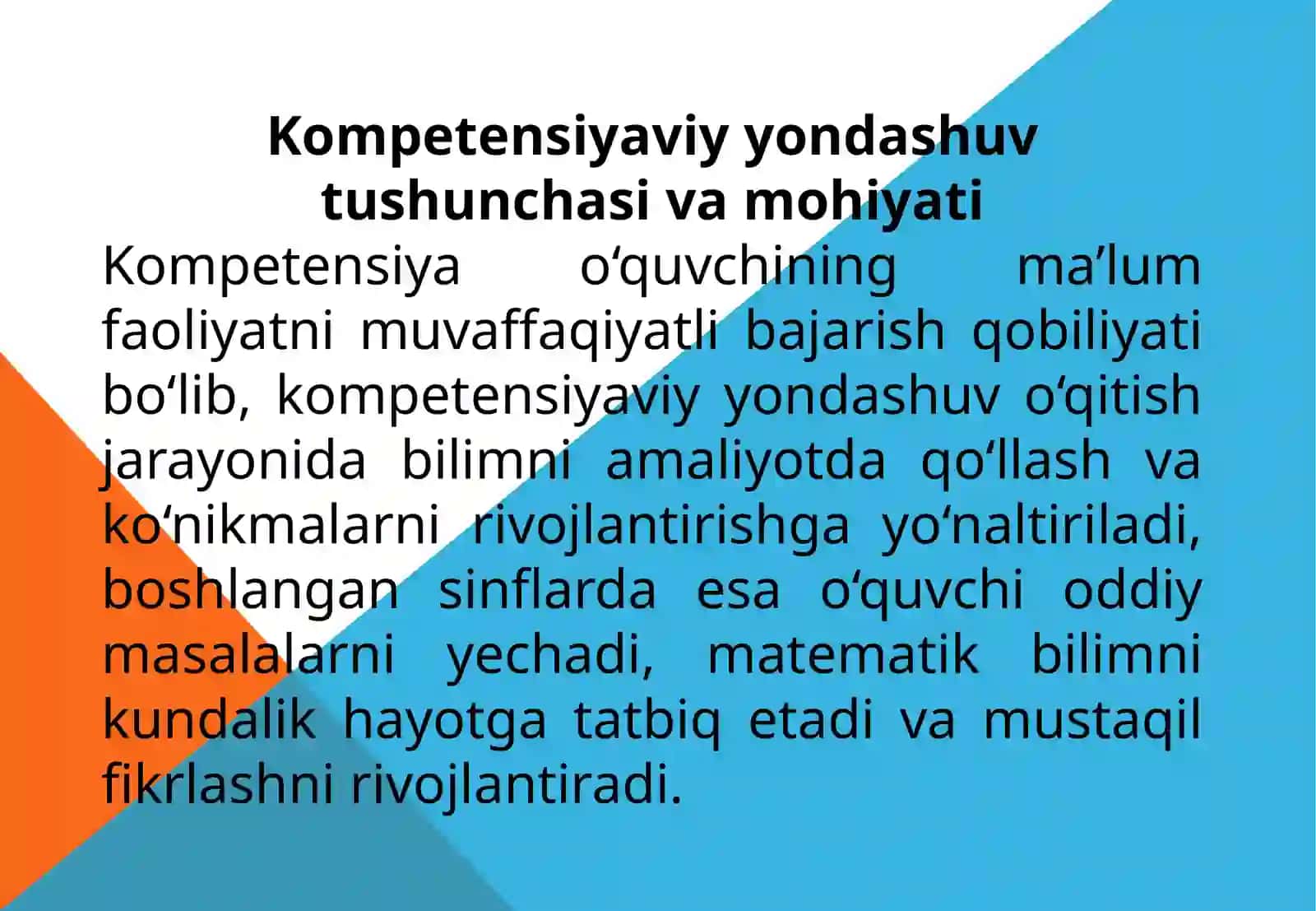 Boshlang‘ich sinf matematikasini o‘qitish 3