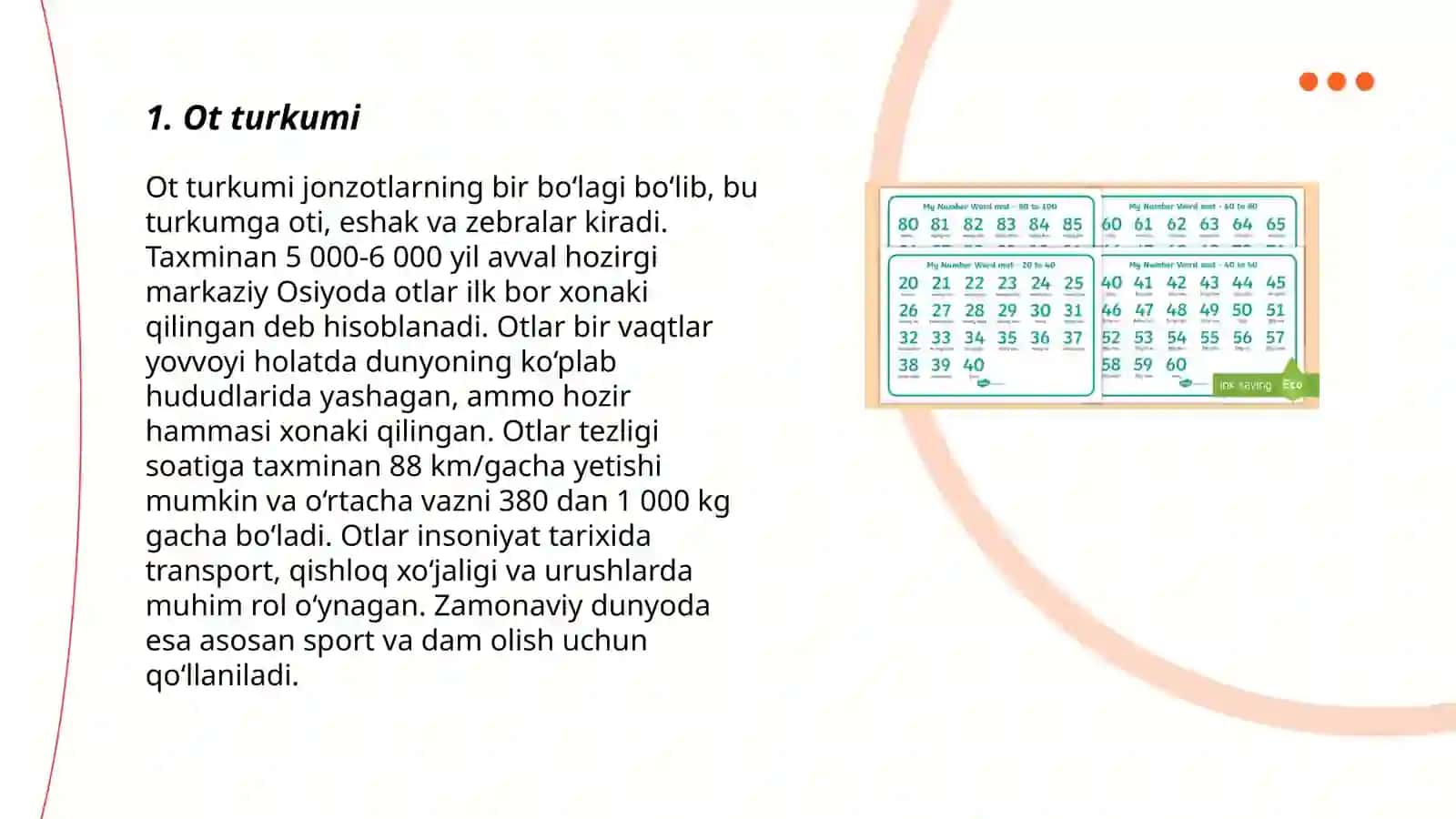 Ot turkumi 3