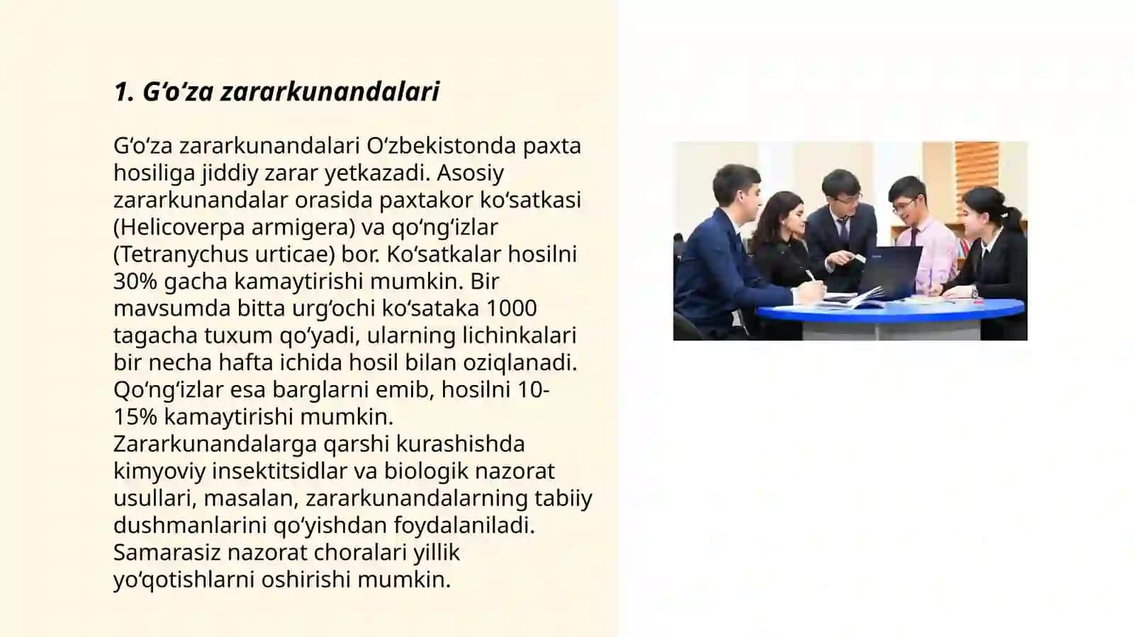 Zararkunanda hasharotlarning asosiy guruhlari 3