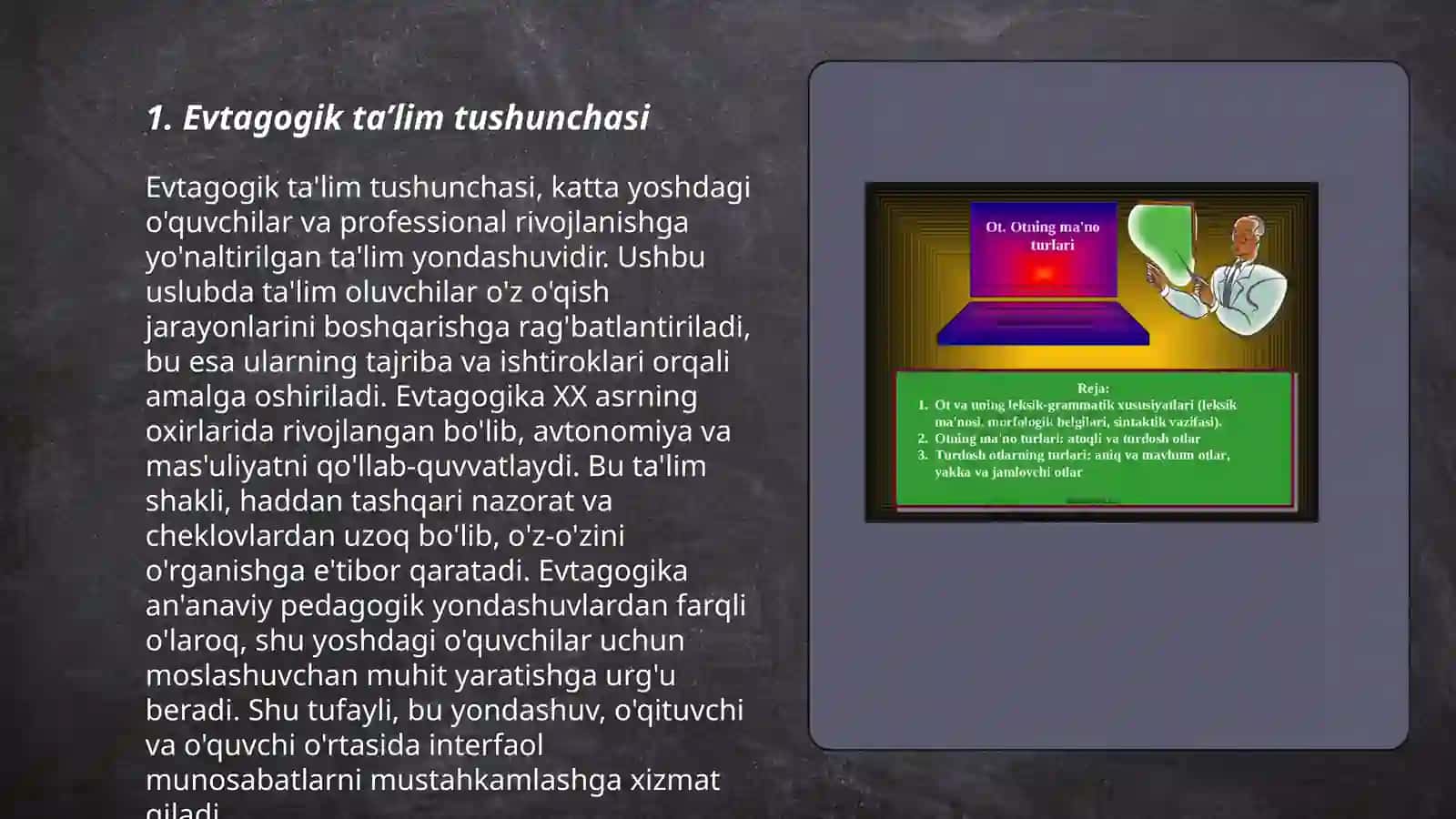 Evtagogik taʼlimga oʻtish va uning xususiyatlari 3