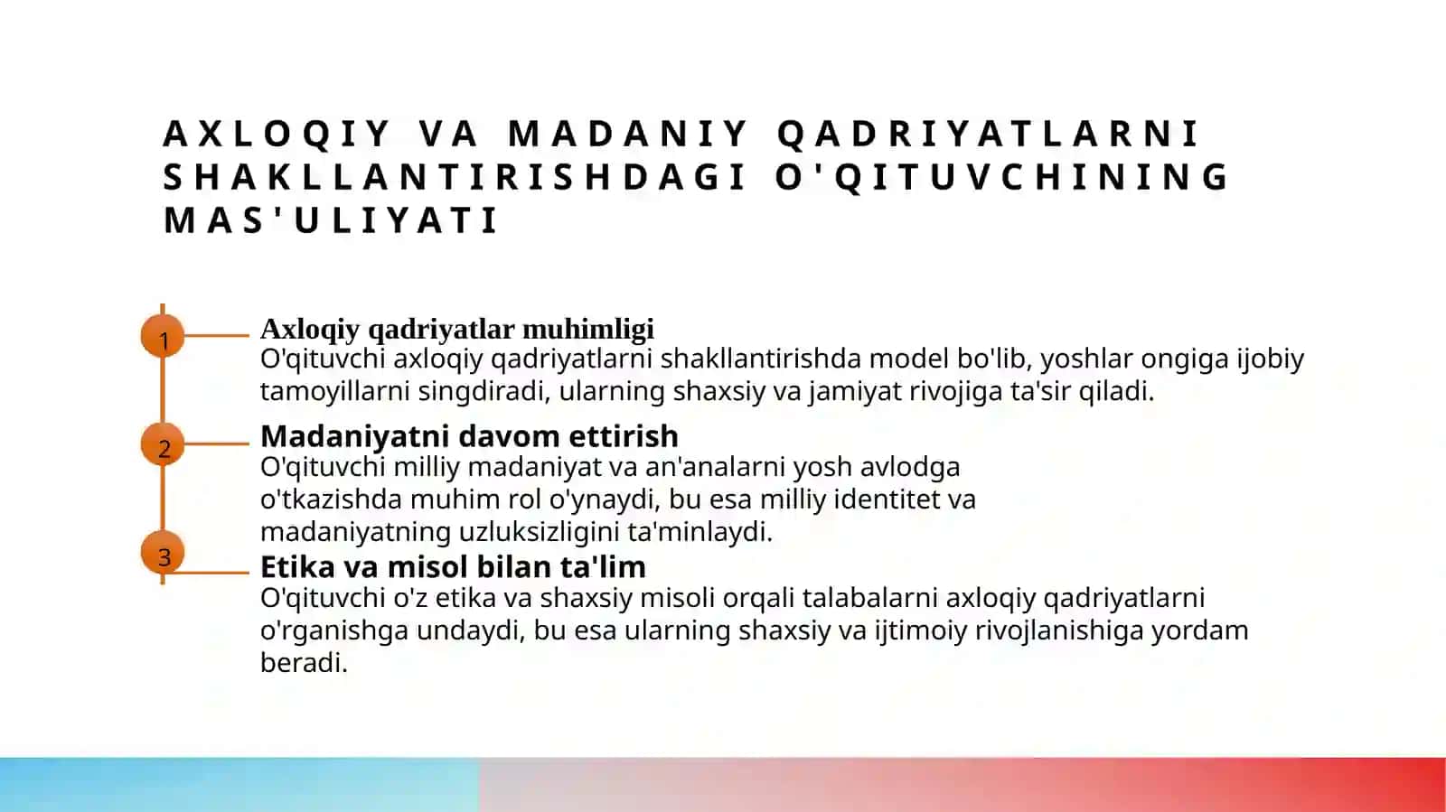 O‘qituvchining tarbiyachi sifatidagi mahorati 3
