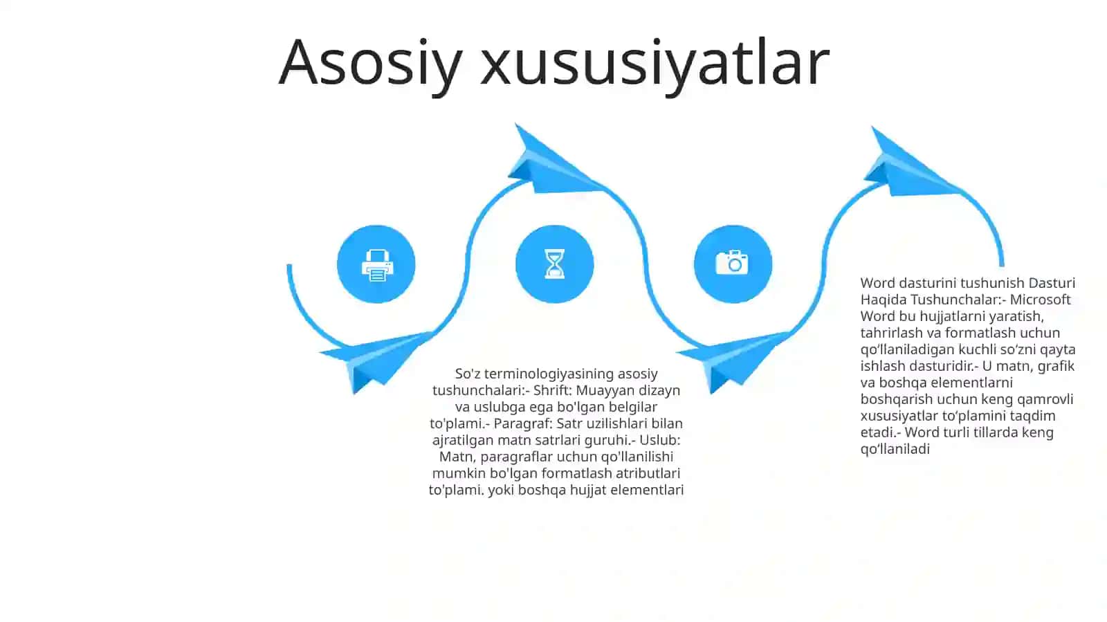 Word Dasturi Haqida Tushunchalar 3