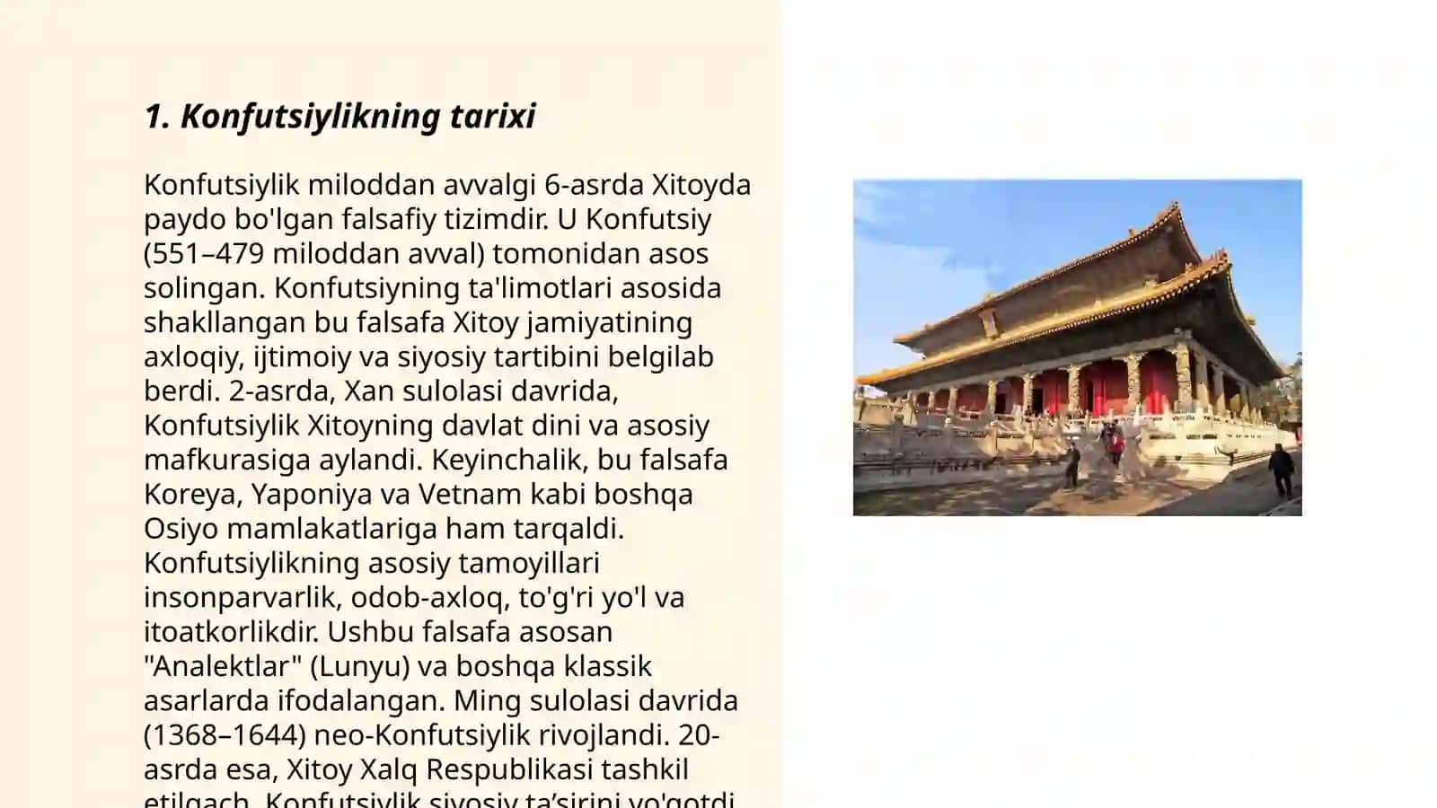 Konfutsiylikning kelib chiqishi, gʻoya, maqsad va vazifalari 3