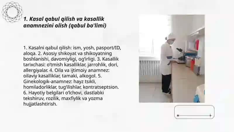 Amaliyotni qabul,terapiya va ginekologiya 3