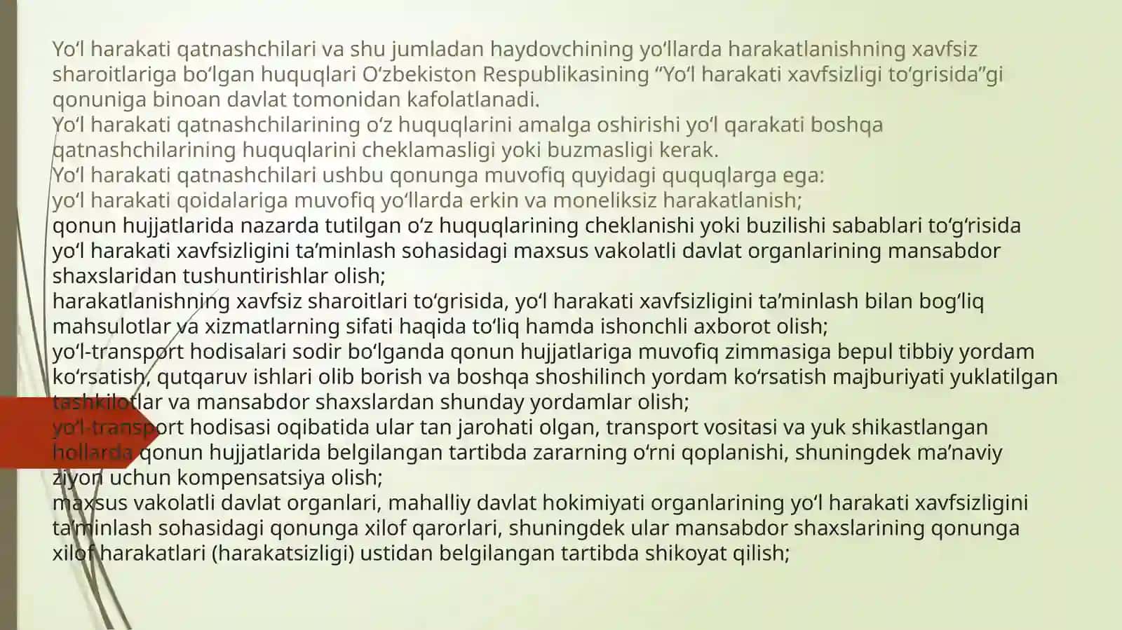 Haydovchining huquqiy javobgarligi 3
