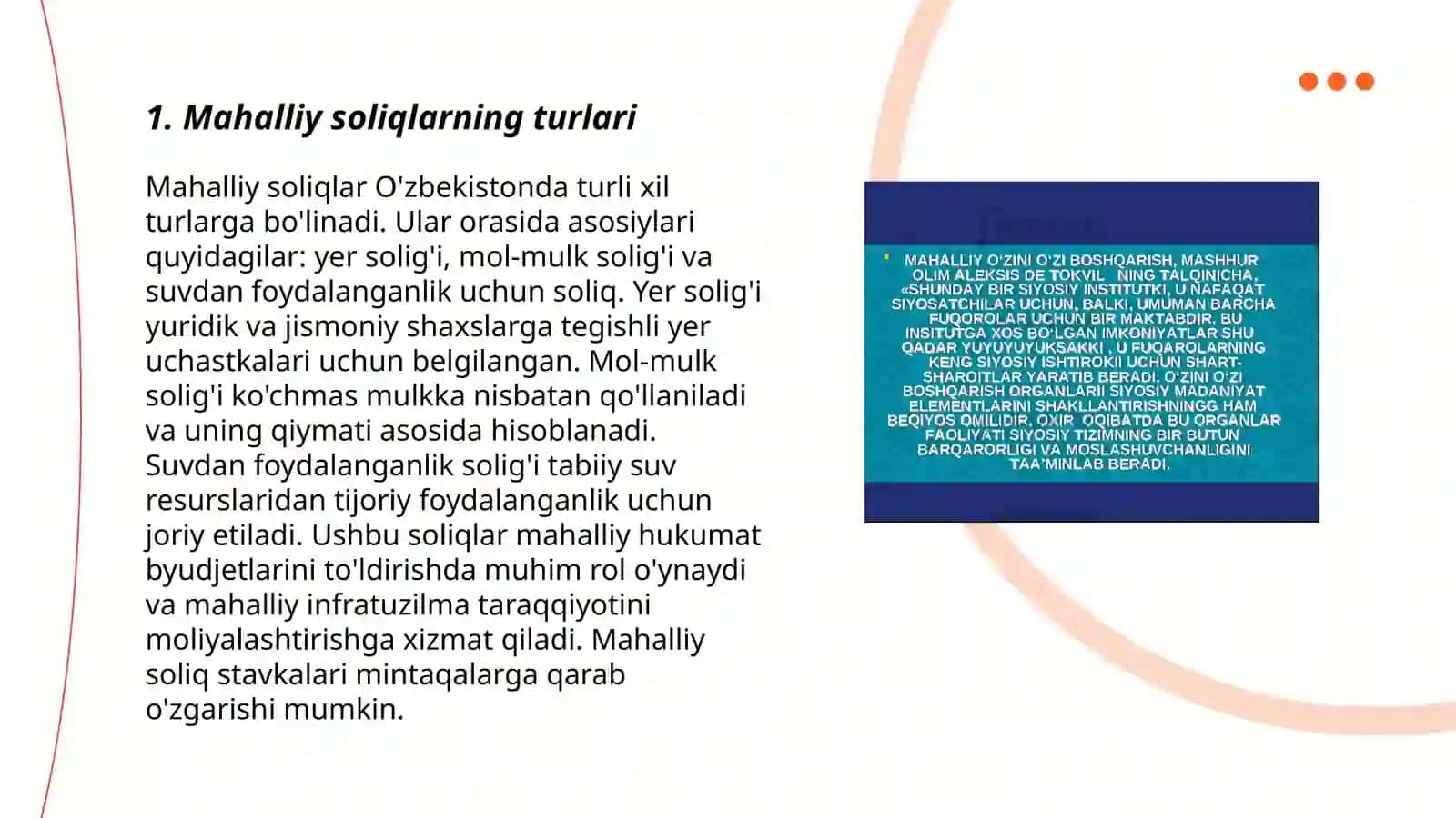 Mahalliy soliqlar va yig'imlar 3