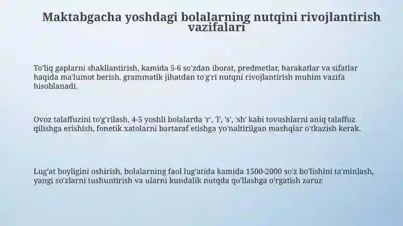Maktabgacha oʻrta yoshdagi bolalar nutqini oʻstirishning vazifalari, metod va vositalari 3
