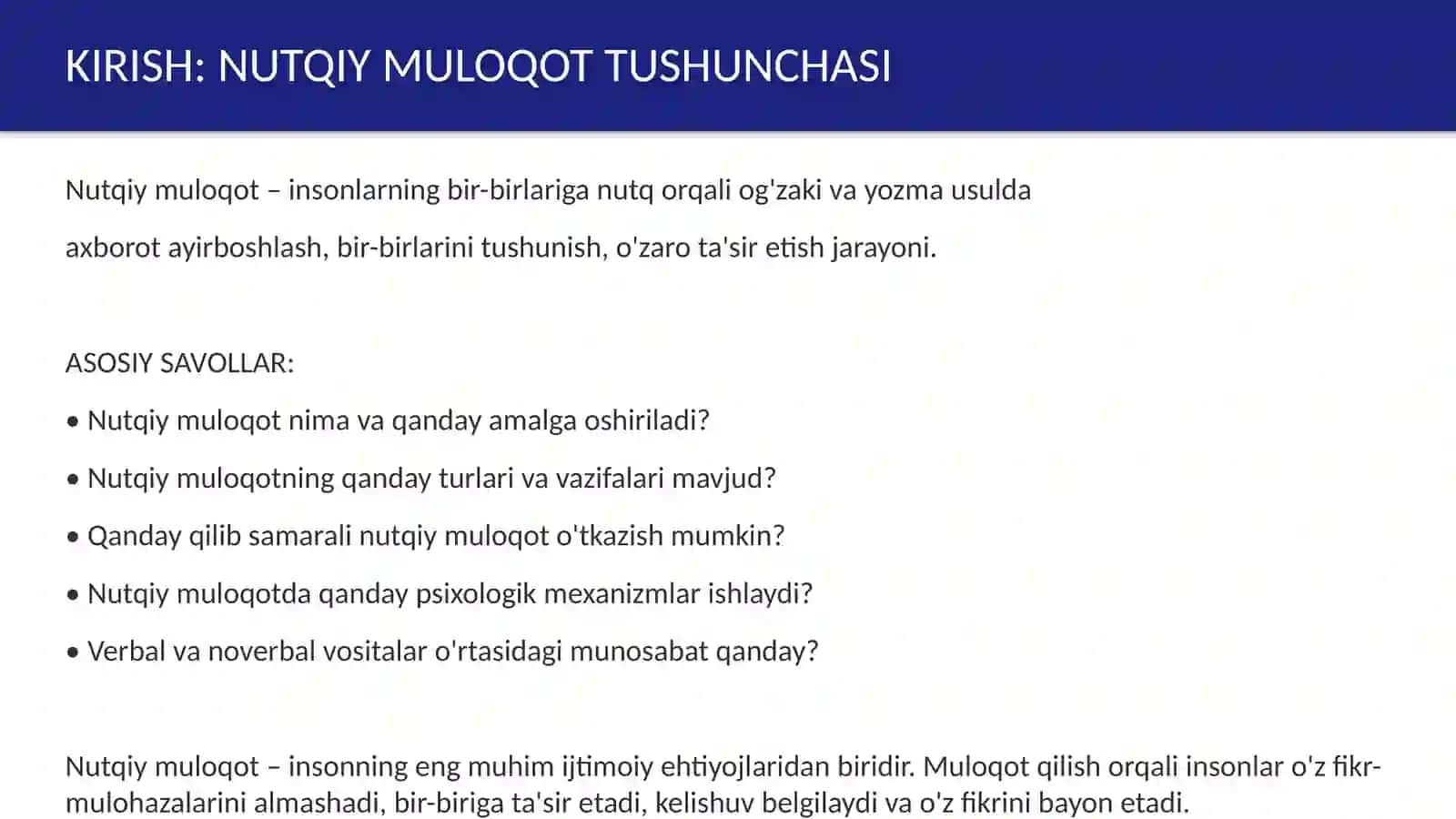 Nutqiy muloqot 3