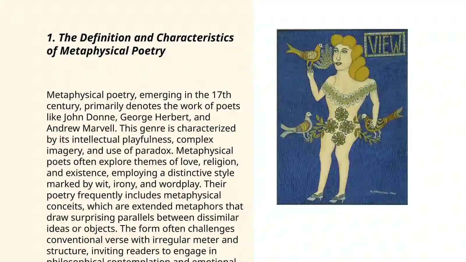 Metaphysical Poetry:John Donne and George Herbert 3