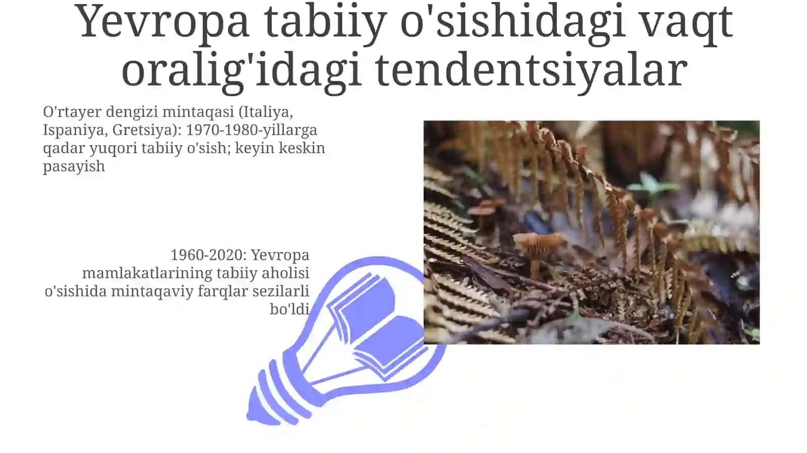 Amir YEVROPA mamlakatlari ning tabiiyo'sishini hududiy va davriy tasnifi 3
