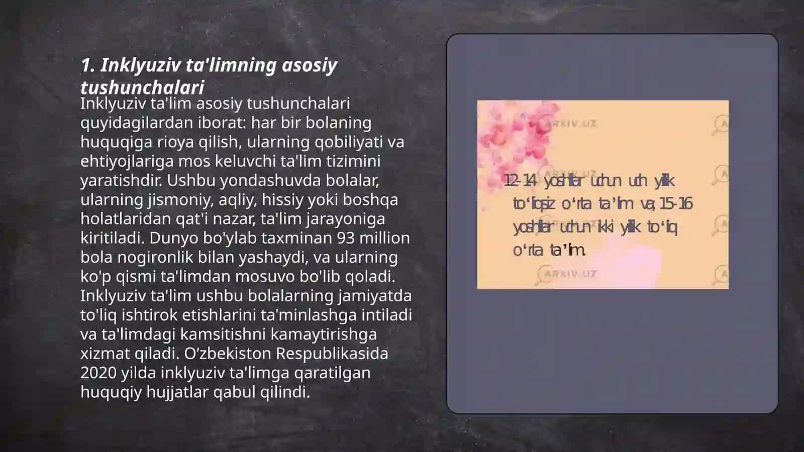 Inklyuziv ta'lim modellari:tahlil va xususiyatlari 3