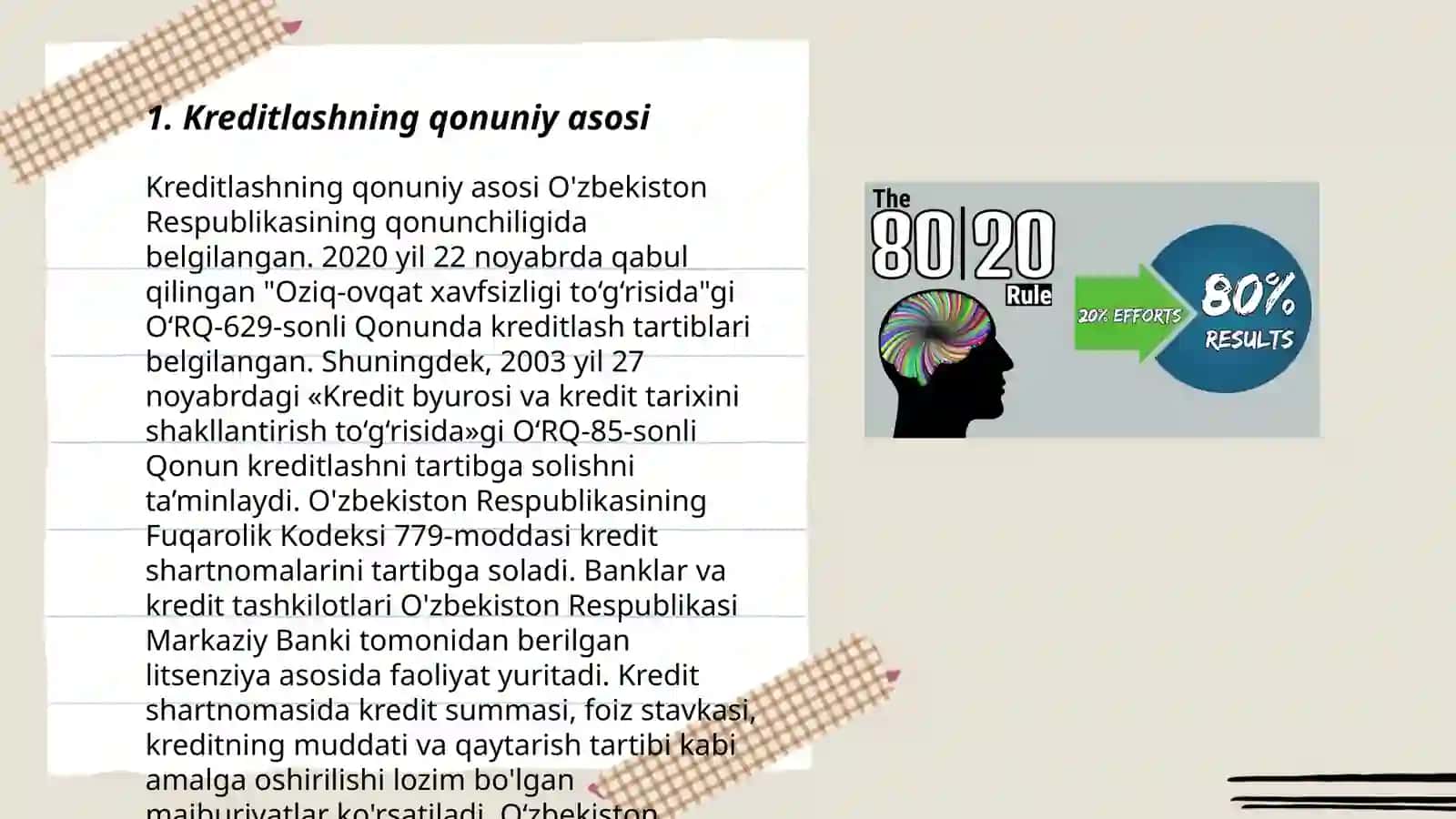 Kreditning asosiy tamoyillari 3