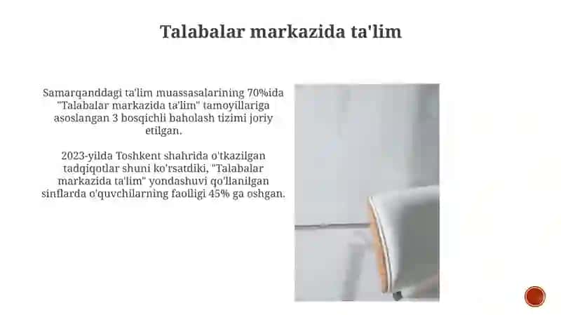 Zamonaviy pedagogikada pedagoglik kasbi va unga qoʼyilayotgan talablar 3