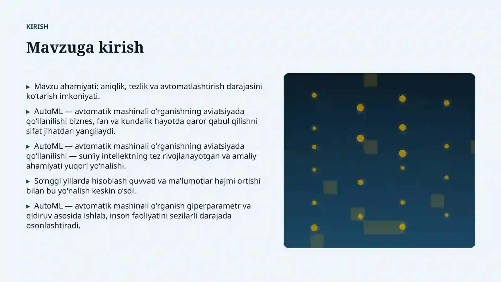 SUNʼIY INTELLEKT • PROFESSIONAL TAQDIMOT 3