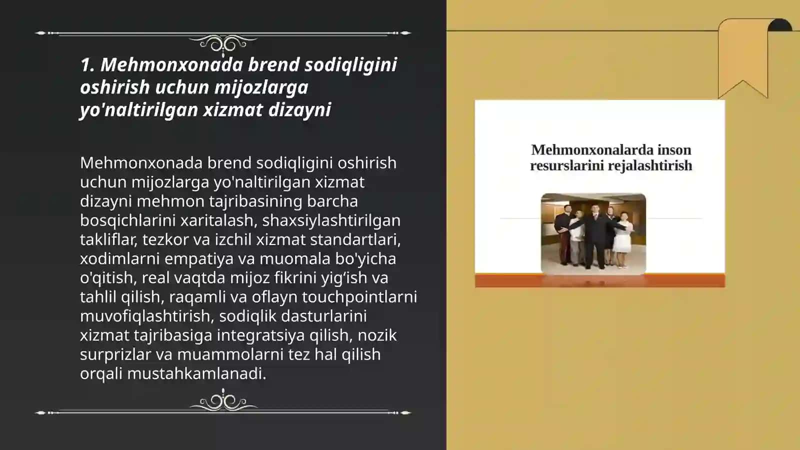 Mehmonxonalarda brend sodiqligi va mijozlar sodiqligini oshirish 3