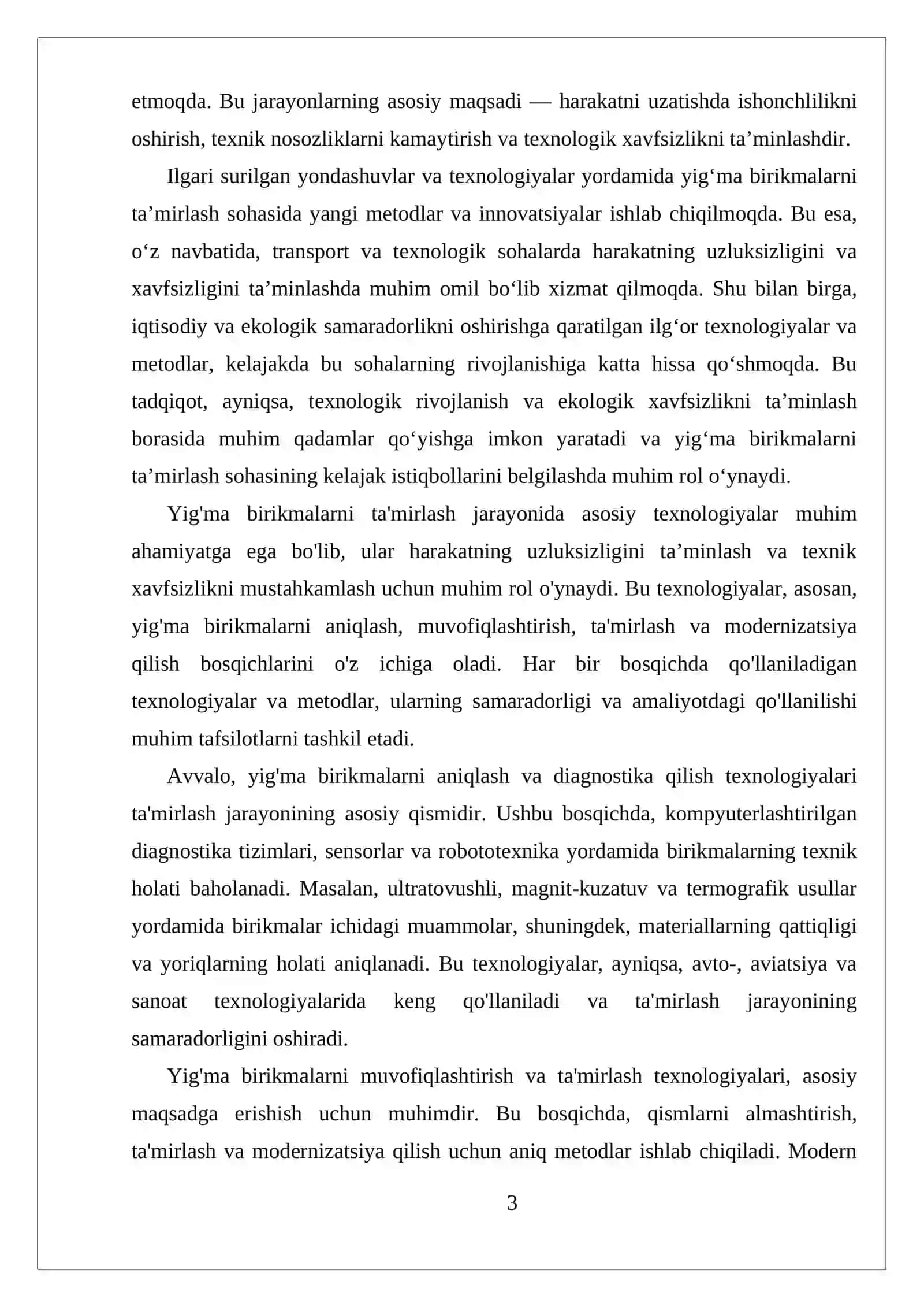 Yig'ma birikmalarni ta'mirlashning asosiy texnologiyalari 3