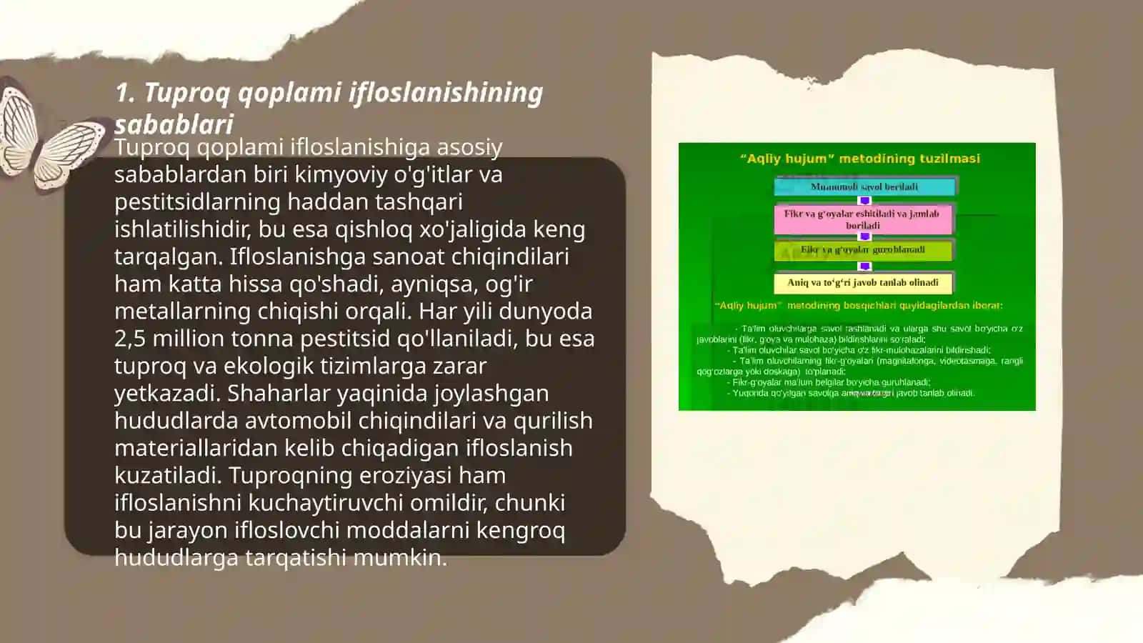 Tuproq qoplami ifloslangan hududlarning biologik faolligini o'rganish va tahlil qilish 3