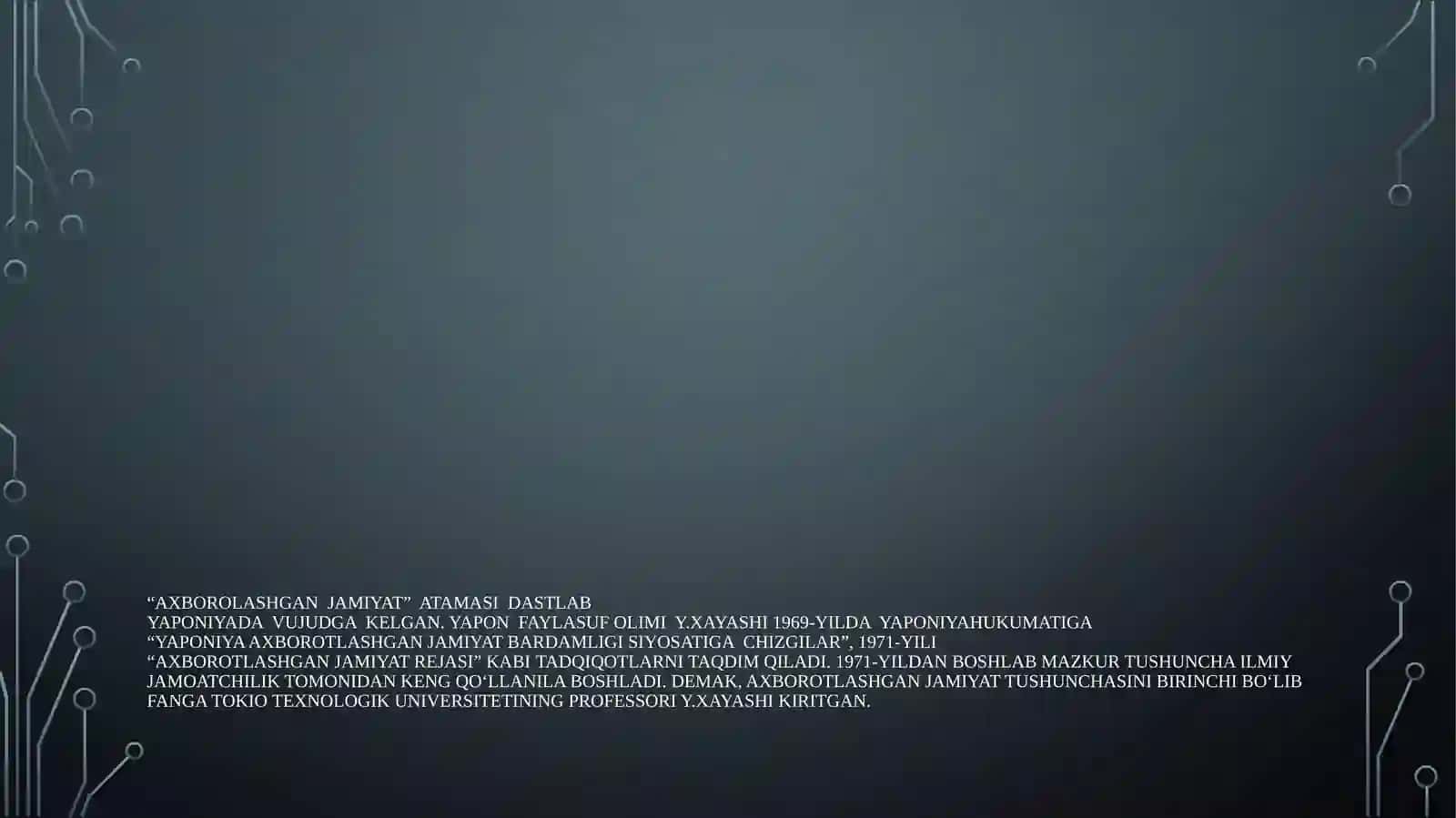 Axborotlashgan jamiyat taraqqiyotida axborot oqimining kuchayishi va muammolari 3