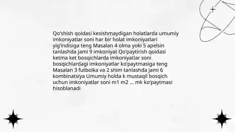 Boshlangʻich taʼlimda kombinatorika elementlarining umumiy masalalari 3