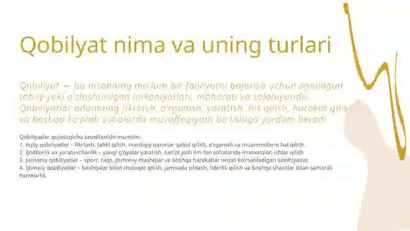 Qobilyat rivojlanishiga tasir etuvchi omillar 3