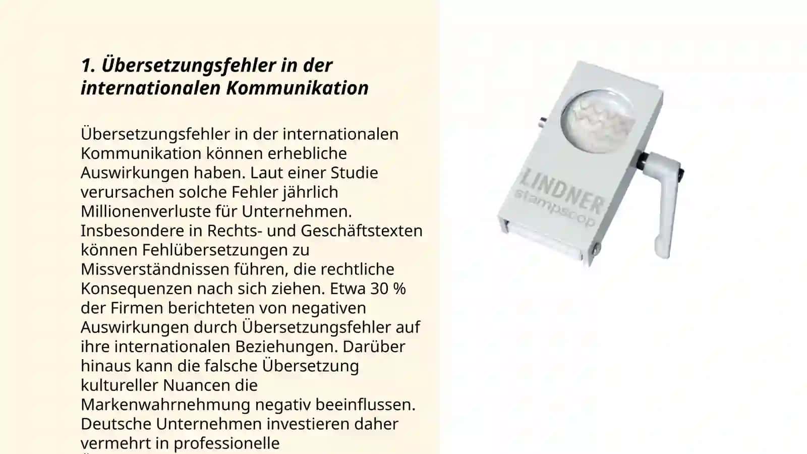 Übersetzung internationaler und,, falsche Freunde der Übersetzung “- Wörter 3