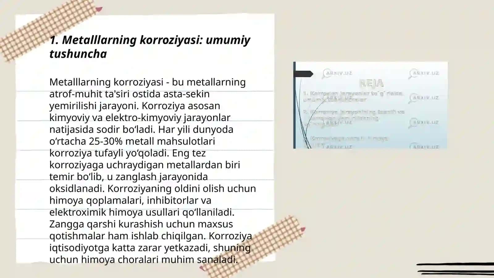 Metall korroziyasi va unga qarshi kurash 3