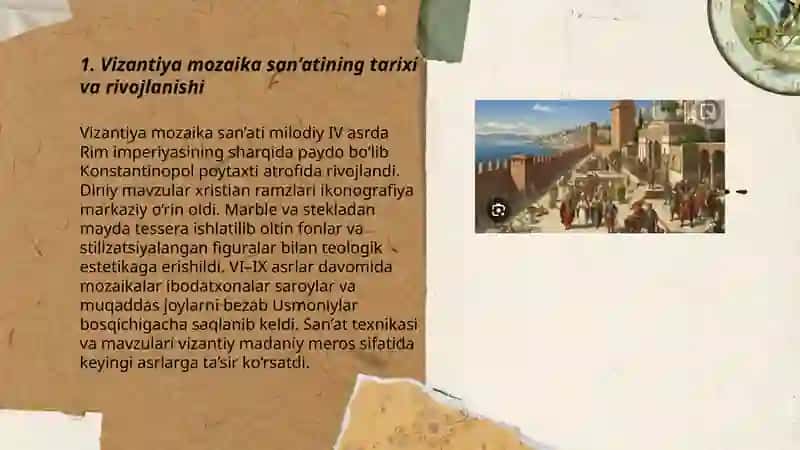 Vizantiya mozaika san'ati va diniy timsollar 3