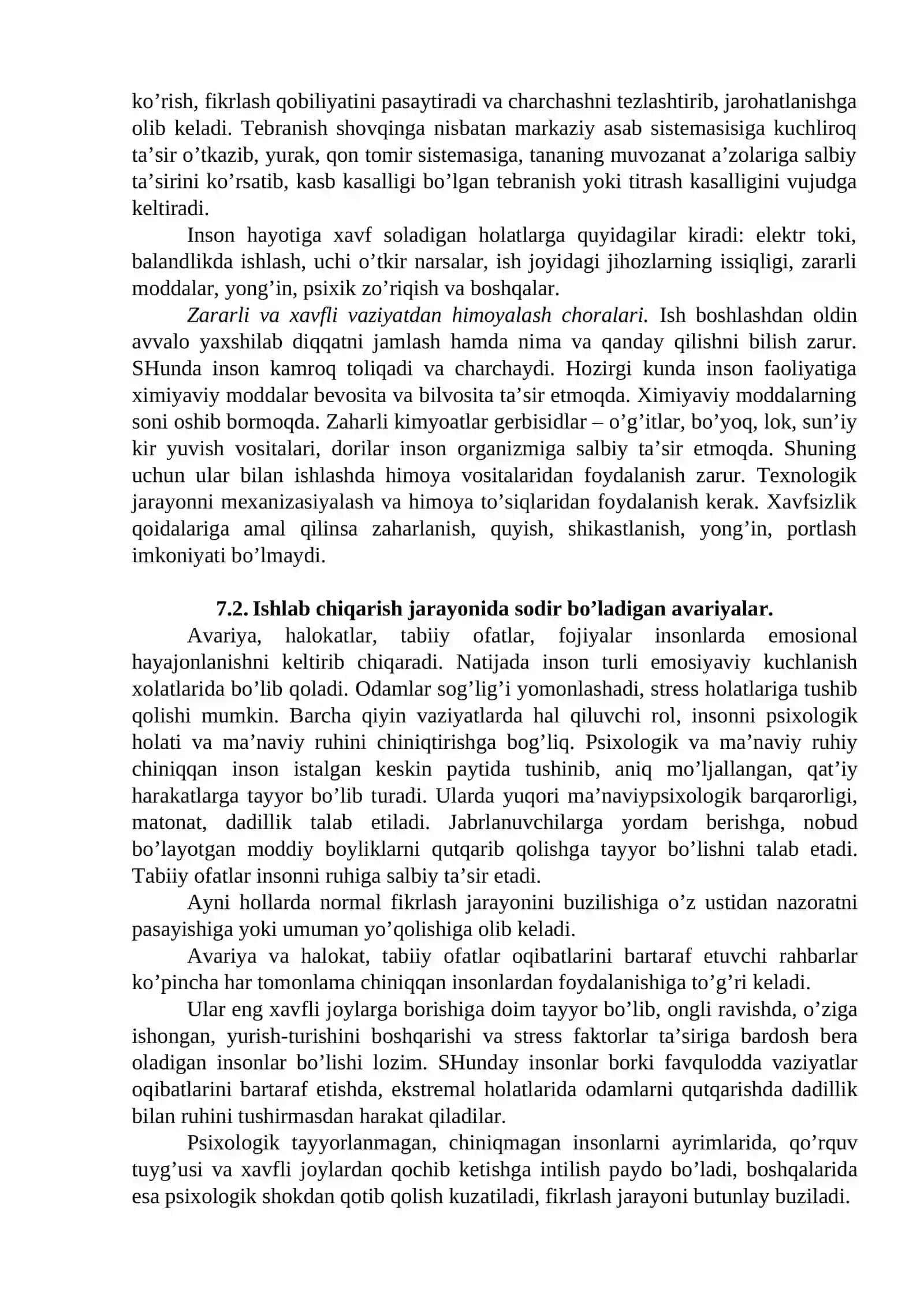 Ishlab chiqarishda sodir bo’ladigan baxtsiz xodisalar va kasb kasalliklari 3