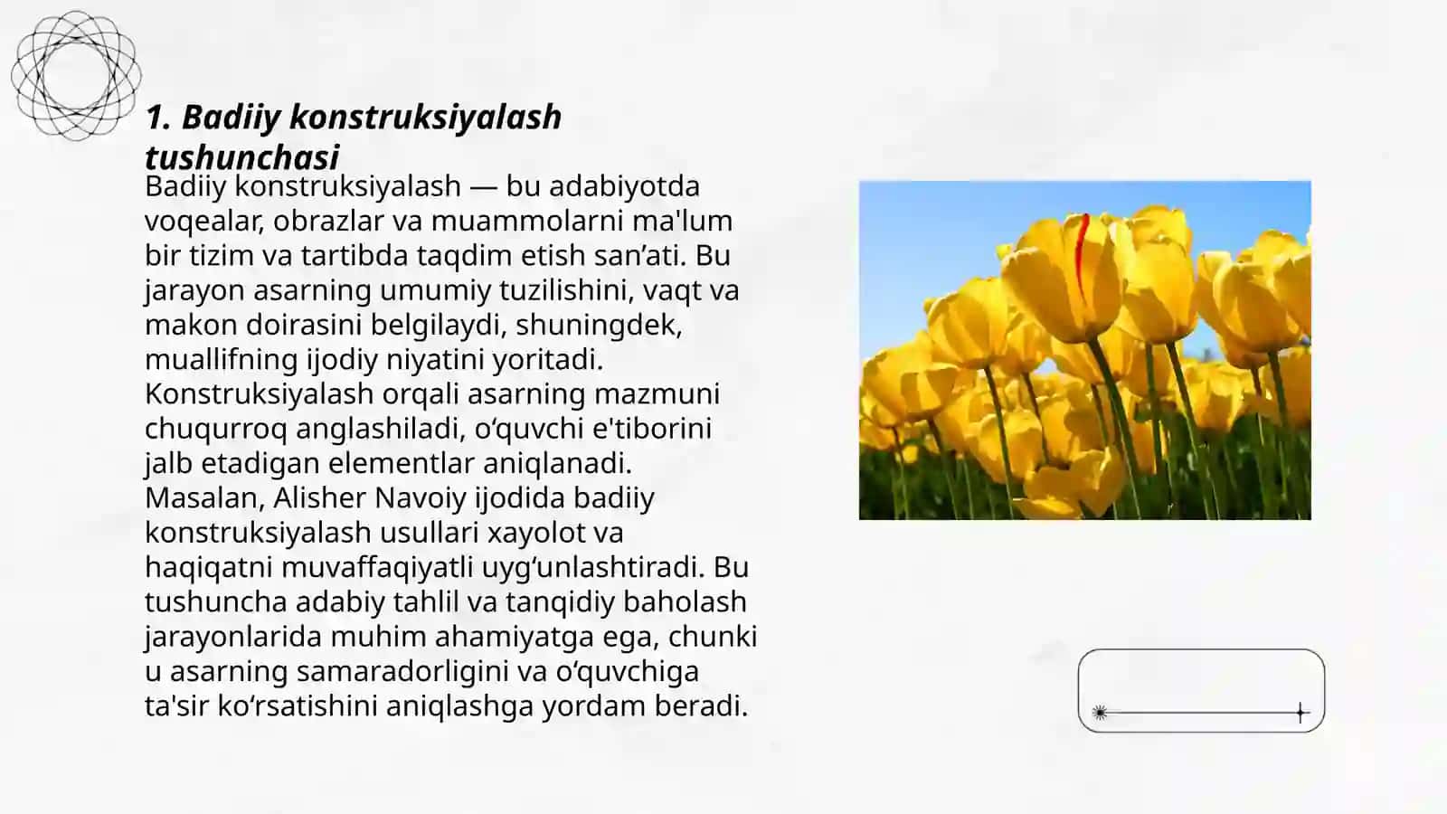 Badiiy konstruksiyalash elementlari 3