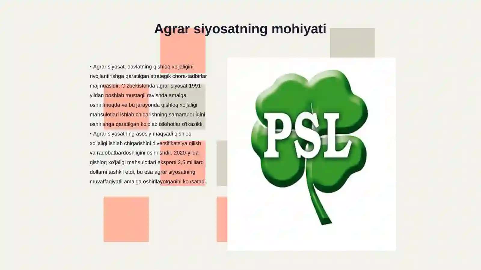 Agrar siyosat va qishloq xo'jaligidagi islohotlar 3