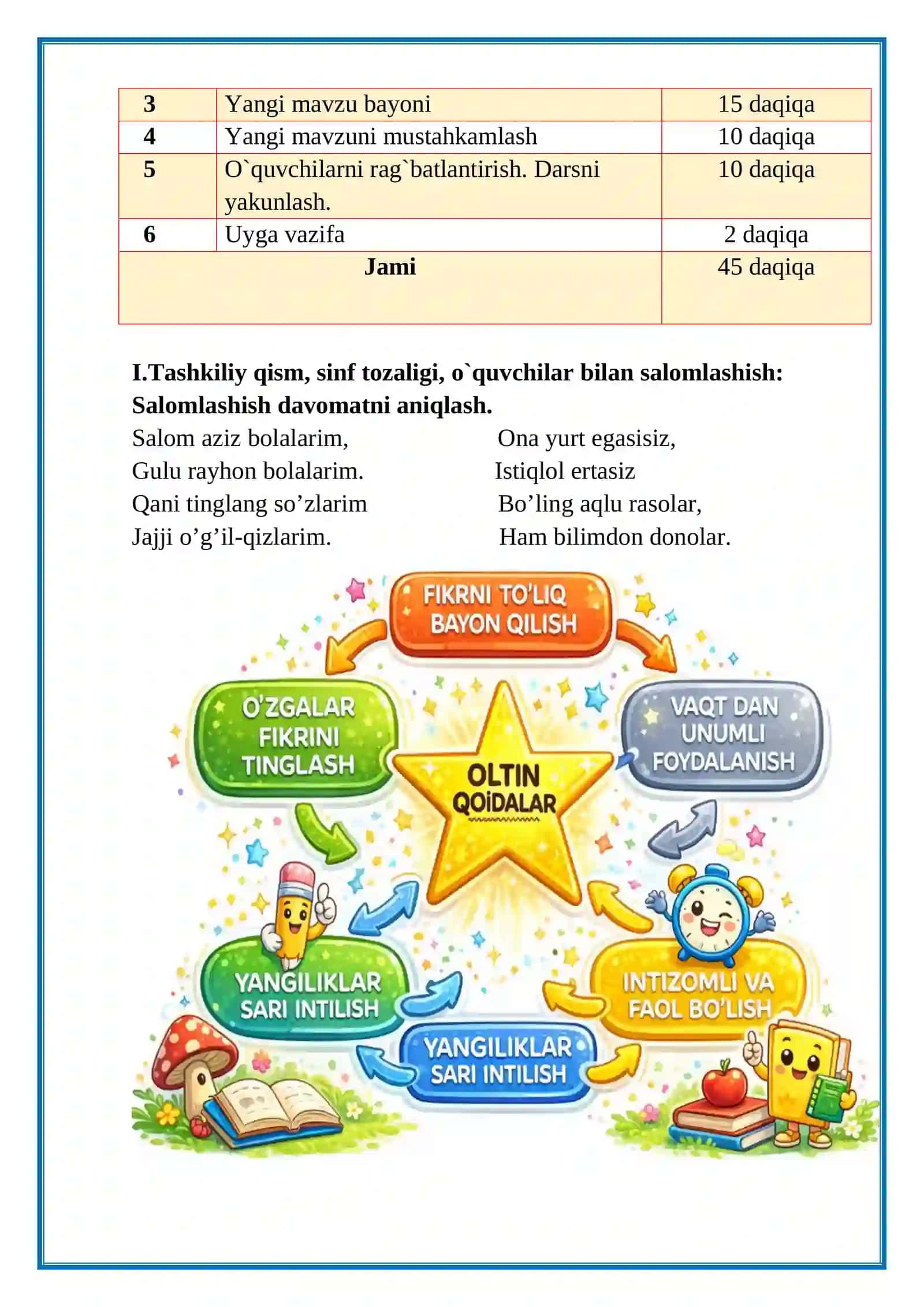 3-sinf. Matematika. To'plamlar. 4-chorak 3