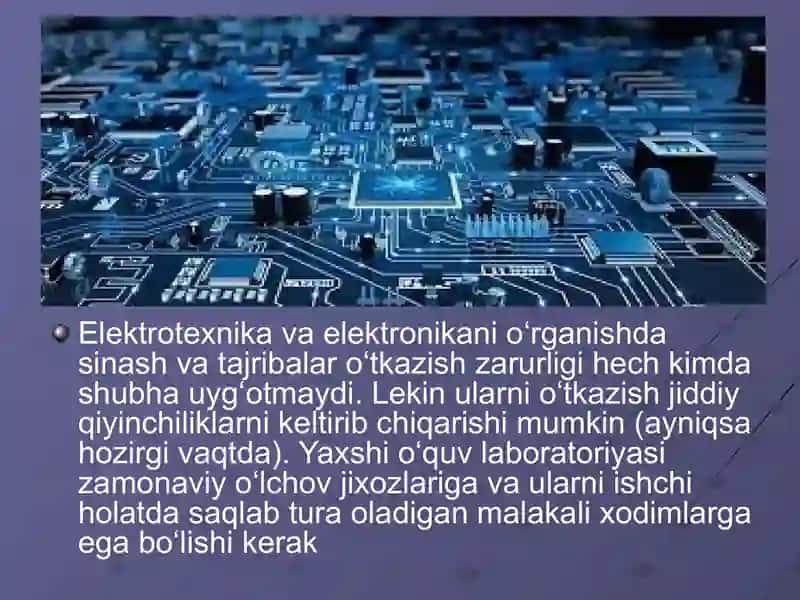 ELEKTROTEXNIKA VA SXEMOTEXNIKA FANI 3