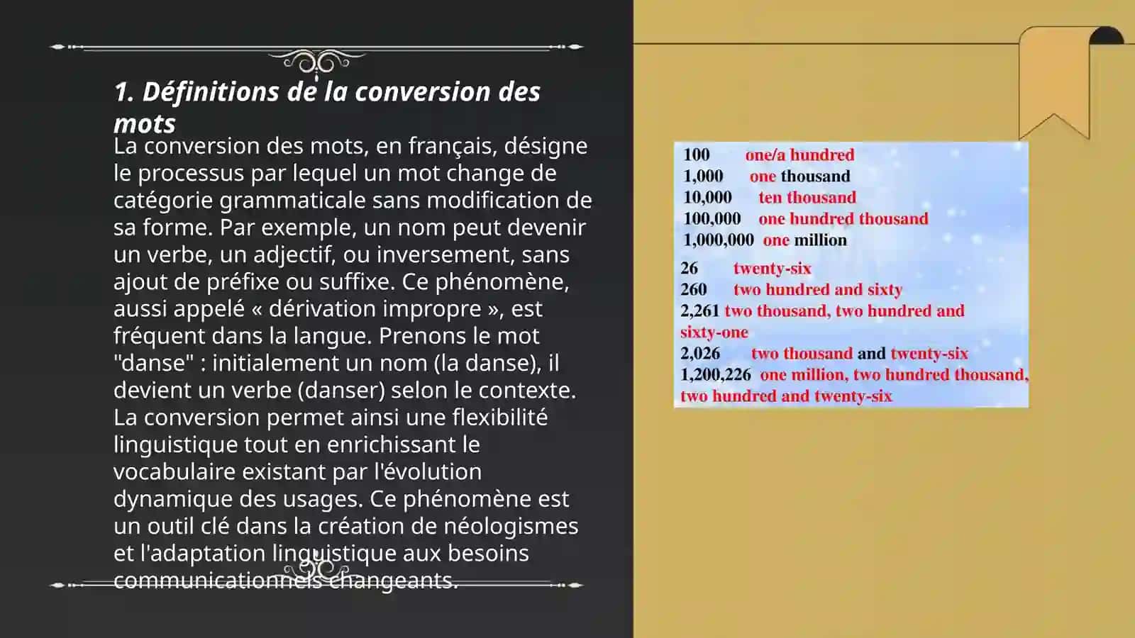 La conversion et l'abrévation des mots 3