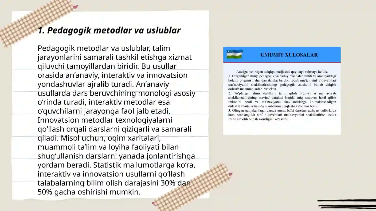 Pedagogik faoliyatni ilmiy tashkil etish 3