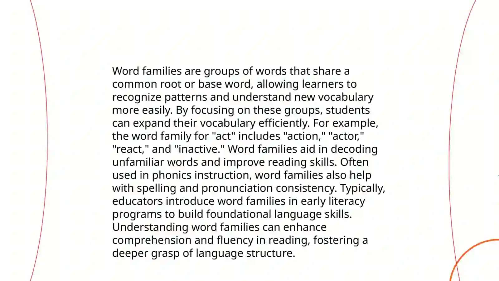 Word families and multi_ group words 3