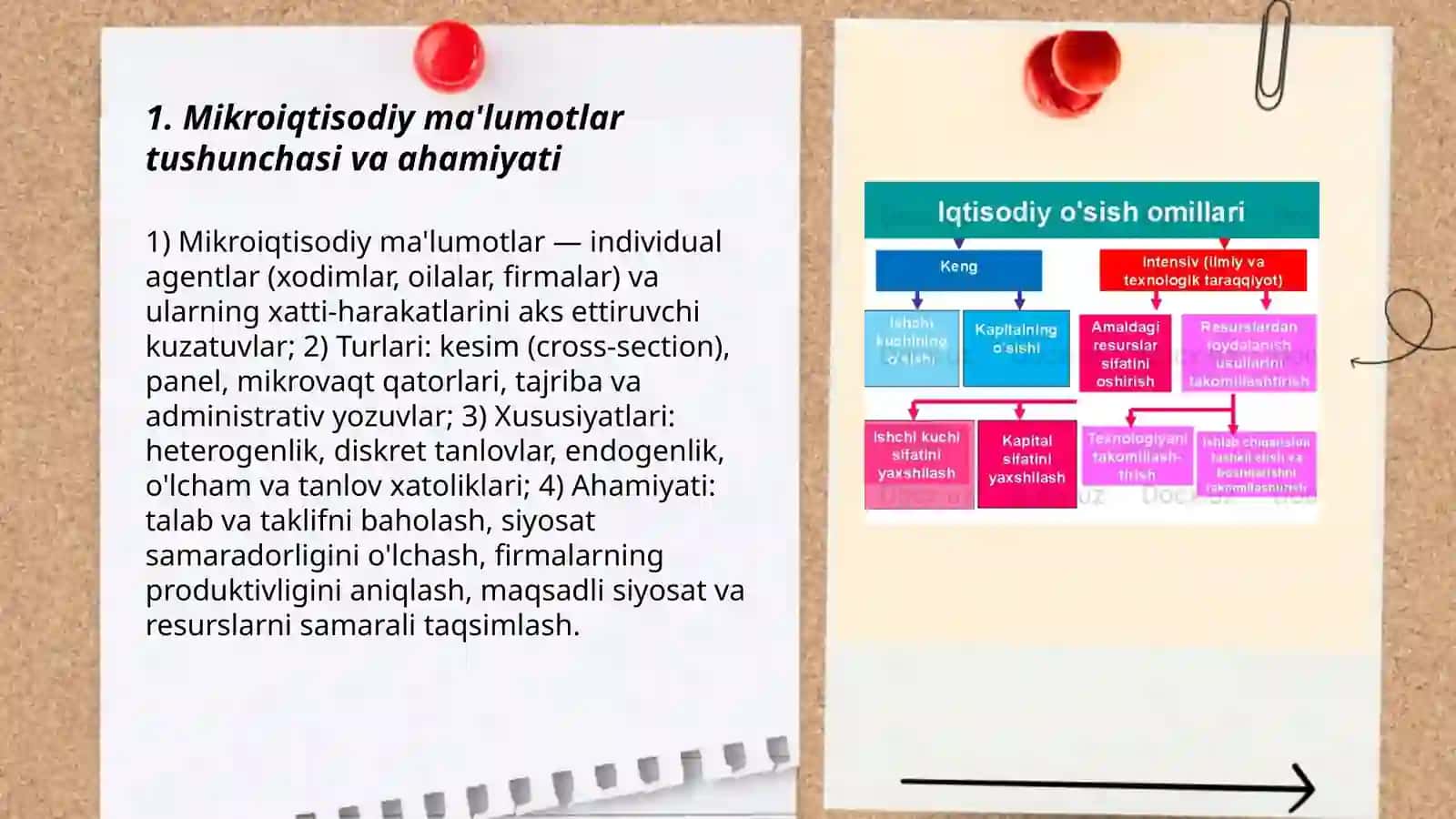 Mikroiqtisodiy ma'lumotlar haqida tushuncha 3