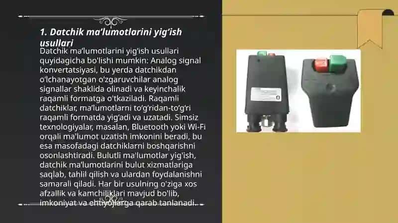 Datchik maʼlumotlarini qayta ishlash 3